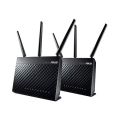 Asus RT-AC68U AC1900 Mbps 3G/4G & Gigabit Dual-Band Wi-Fi System (2-Pack). 