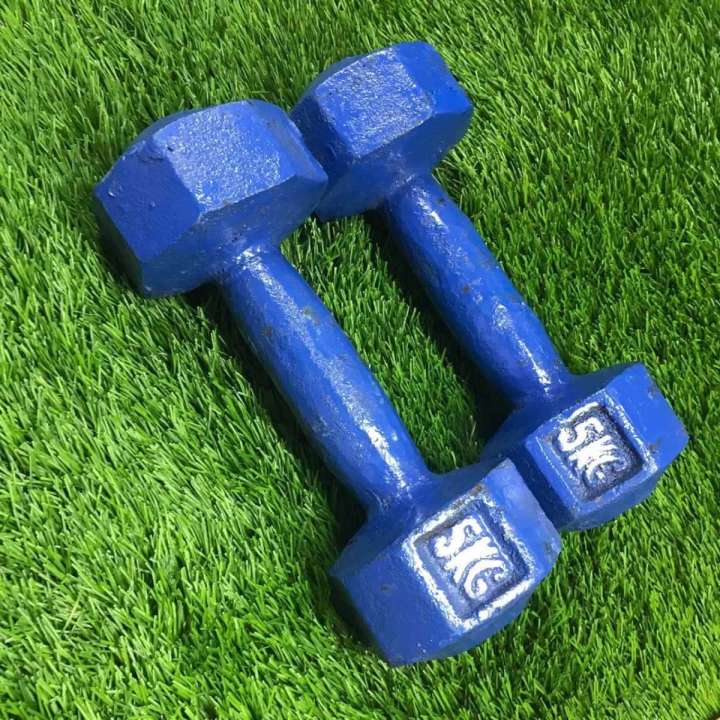 Dumbbell%20Set%2010kg%20(5kg+5kg)%20-%20Blue%20-%20Image%202