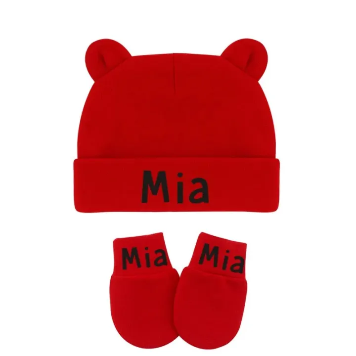 Custom%20Name%20Newborn%20Baby%20Cotton%20Beanies%20Hospital%20Hat%20and%20Mittens%20Set%20Solid%20Candy%20Color%20Stretchy%20Infant%20Warm%20Cap%20Gloves%200-1%20Years%20-%20Image%205