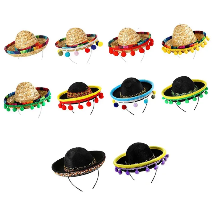 %E3%80%90Pioneer%20Gong%E3%80%911Pc%20Mini%20Mexican%20Sombrero%20Hat%20With%20Headband%20Headdress%20Funny%20Carnival%20Party%20Hats%20Accessories%20Decoration%20Fiesta%20Party%20Favors%20-%20Image%204