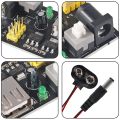 6Pc MB102 Breadboard Power Supply Module Power Cable for Nano.