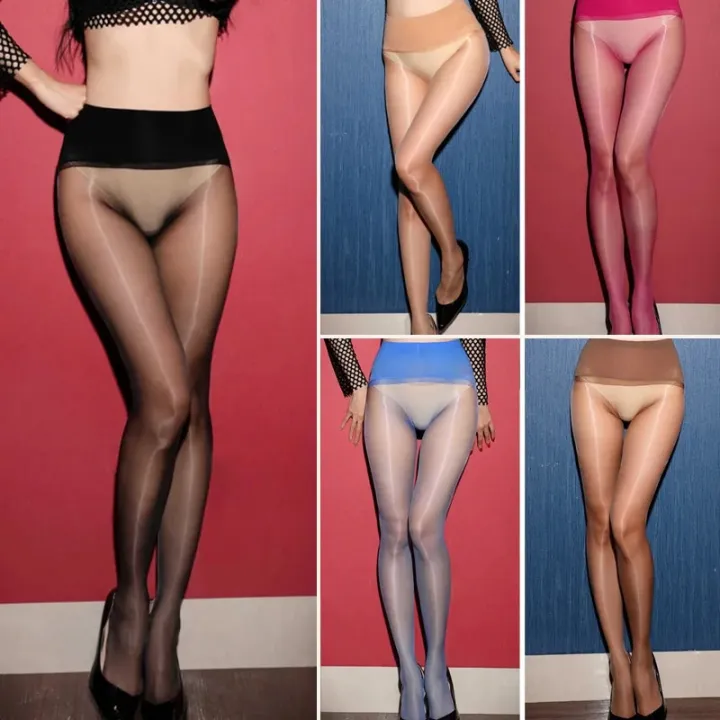 Thin%20Women%20Stockings%203d%20Oil%20Shiny%20Elastic%20Ultrathin%20Tights%20Female%20Seamless%20Transparent%20Glossy%20Pantyhose%20Clothing%20-%20Image%202