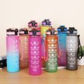 1 Liter Water Bottle Motivational Sport Water Bottle Leakproof Drinking Bottles Outdoor Travel Gym Fitness Jugs For Kitchen.