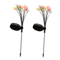 2 Pack 10LED Easter Eggs for Easter Decorations,Easter Decor Garden Lights Decorative Solar Lights,Dinosaur Eggs Lights Easy to Use.
