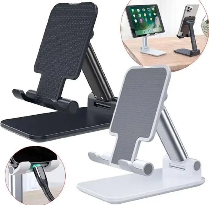 Mobile%20Stand%20T1%20Universal%20Ergonomic%20Collapsible%20Adjustable%20Desktop%20Tablet%20Mobile%20Phone%20Stand%20Black%20Color%20-%20Image%203