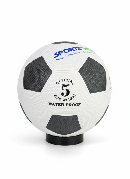 Rubber Foot Ball Geru Star Size-5