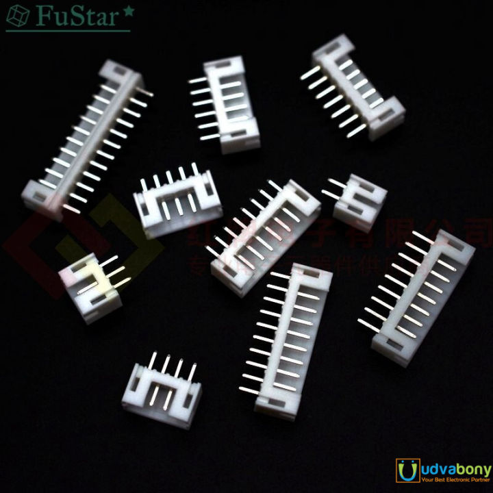 10Pcs-%202Pin%20WHITE%20MALE%20HEADER%20Female%20Housing%20JST%20XH%20Male%20Header%202%20Pin%202.54mm%20Pitch%20Male%20Connector%20For%20Electronics%20Projects%20PCB%20Mount%20Circuit%20Breadboard%20Friendly%20DIY%20Cables%20-%20Image%207