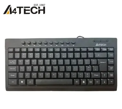 A.4tech%20Mini%20USB%20Wired%20Computer%20Keyboard%20Comfortable%20Office%20Universal%20Keyboard%20-%20Image%202