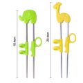 XINYANG941727 Cartoon Stainless Steel For Kids Food Sticks Chopsticks Training Chopsticks Learning Chop Sticks Children Tableware Set. 