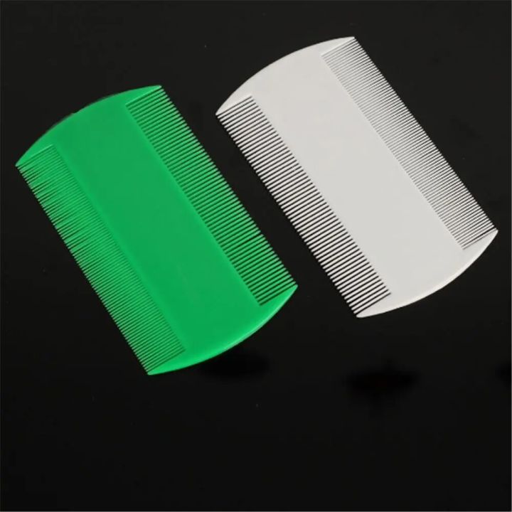 【Daily Necessities For Anyone Store】Double Sided Lice Comb Fine Tooth Head Lice Flea Nit Hair Combs for Styling Tools Hair Hair Accessories