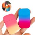 Creative Pink Flame Lighter Metal Windproof Torch Lighter Mini Portable Gas Lighter Smoking Accessories Cute Girl Gift. 