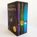 Harry Potter 1-3 Books  Set Harry Potter and the Philosopher's Stone 1 , Harry Potter and the Chamber of Secrets  2 , Harry Potter and the Prisoner of Azkaban 3 Paperback White print. 