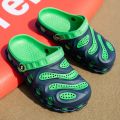 2021 Summer Green Men Clogs Sandals Big Size 46 Hollow Beach Men's Garden Shoes Comfort Lightweight Flip Flops For Men sandalia. 