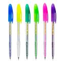 Econo Full Time Ball Pen Black color Ink (Pack of 18 Pens). 