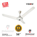 VISION Ceiling Fan Ivory 56". 