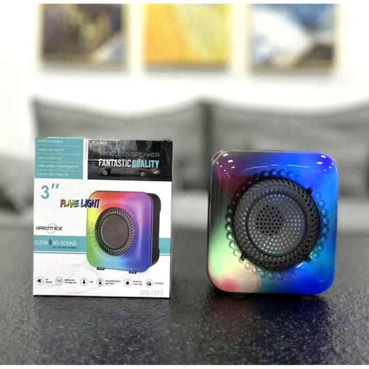 Gts 1373 Wireless Bluetooth With Flem Lite With Rechargeable Speaker - Bluetooth Speaker