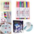 Graceful 12pcs Magical Water Painting Pen Water Floating Doodle Pens Kids Drawing Marker. 