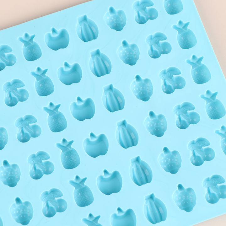 1Pc%2066Cavities%20Cute%20Mini%20Fruit%20Silicone%20Mold%20Gummy%20Chocolate%20Ice%20Cube%20Tray%20Fruit%20Non-stick%20Jelly%20Cake%20Baking%20Decorating%20Tool%20-%20Image%204
