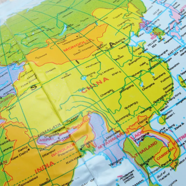 12/14/16%20Inch%20Inflatable%20World%20Map%20Ball%20Beach%20Volleyball%20Game%20Globe%20Educational%20Planet%20Earth%20Geography%20Toys%20Ocean%20Kid%20Learning%20MuXiaRe%20-%20Image%205