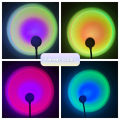 RGB Sunset Lamp Projection Led Night Light Sunset Projection Lamp Photography Fullhouse. 