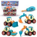 【Happy baby toy store】Construction Truck Toys to Control Car Kids DIY Building Blocks Toy for Year Boys and Girls Gift. 
