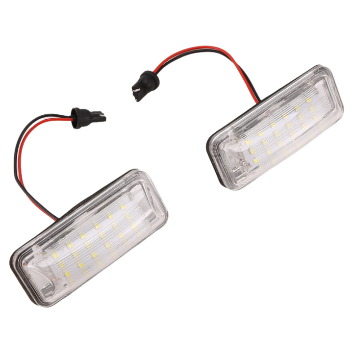 2X LED Number License Plate Light For FT-86 GT86 BRZ Forester