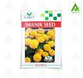 Hybrid (F1) Inca Marigold Gold Seed (Intact Packet).