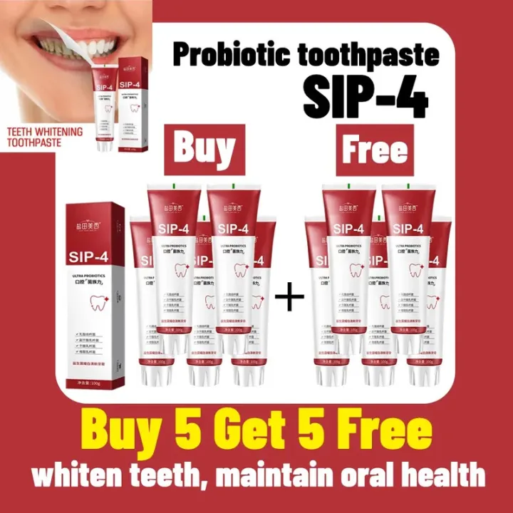 Sf4 Toothpaste SP-4 Probiotic Toothpaste Whitening Brightening Stain Removing Plaque ...