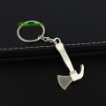 Metal Axe with Claw Keyring Axe Shape Mini Tool Key Ring Keychain Key Holder. 