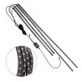 4x RGB LED Strip Under Car Tube Underglow Underbody Neon Light Kit Remote 90*120 Encounter. 