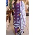 Unstitched Exclusive, Fashionable, Stylish and Comfortable, High Quality Three Piece for Women, Three Piece [3 Piece], new dress collection for women, Skin Print Cotton Three Piece For Women. 