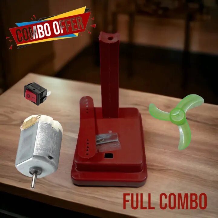 Combo Offer 4 in 1 / Dc Table Fan Combo /Mini Dc Table Fan Stand Combo ...