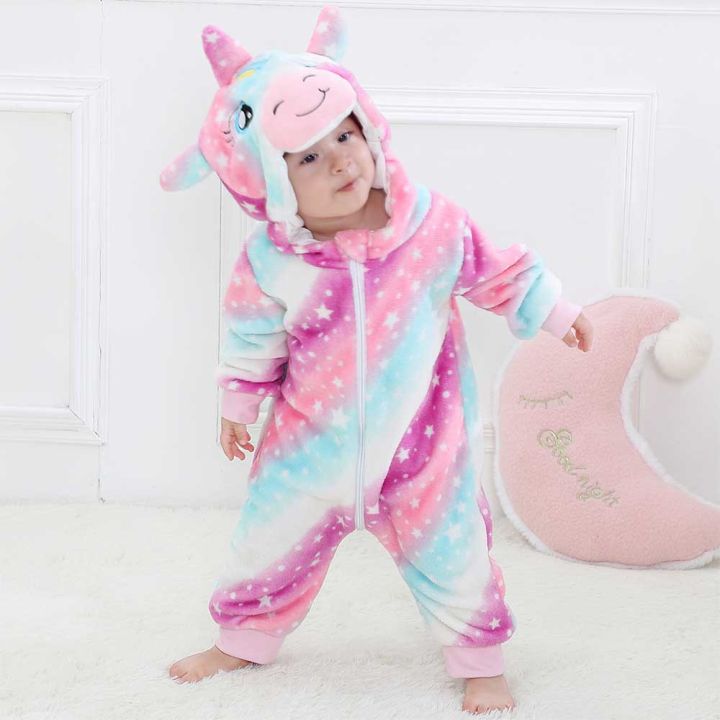 Baby%20Kigurumi%20Monkey%20Unicorn%20Cow%20Lion%20Animal%20Cosplay%20Costume%20Winter%20Plush%20Jumpsuit%201%20to%204%20Years%20Kids%20Girls%20Onesies%20Outfit%20Boys%20-%20Image%204