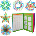 SF Spirograph Deluxe Tin Set Draw Spiral Designs Interlocking Gears Wheels Draw Toys. 