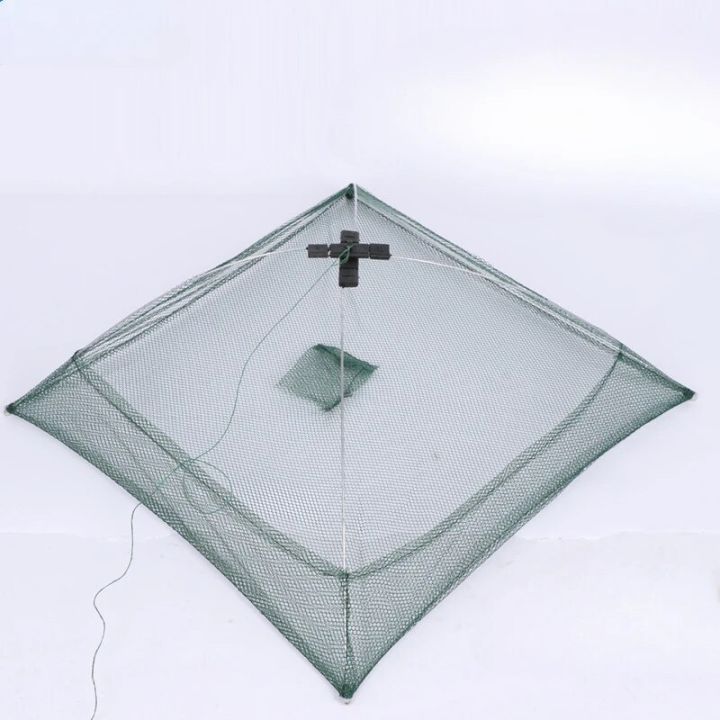 Portable 60*60cm Folding Fishing Net Nylon Network Shrimp Fish Net Casting Net  Fishing Cage Outdoor Fishnet For Crab Crayfish | Daraz.com.bd
