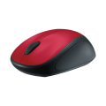Logitech M235 Red Rubber Sides Wireless Mouse.