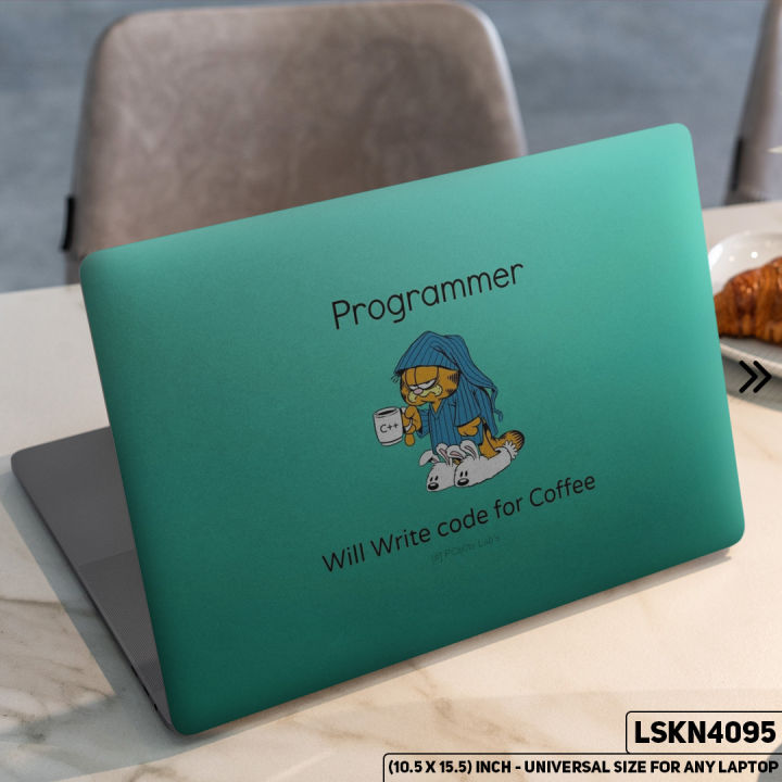 Programming Coding Laptop Skin Vinyl Decal Laptop Sticker For Any Kind of Laptop - (10.5X15.5 Inch) - LSKN4095 - Handy Commodity