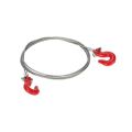 1: 10 RC Crawler Accessories Metal Trailer Wire Rope Tow Rope with Hooks for RC Car 1/10 D90 Axial SCX10 Truck RC Car Parts.