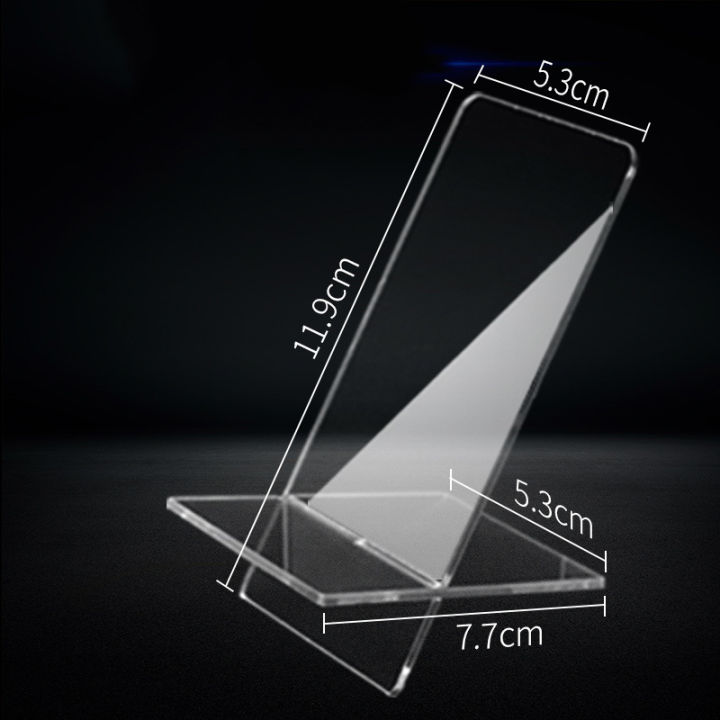 Transparent Cell Phone Holder Acrylic Display Stand Clear Phone Rack Stand Creek