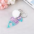1PC Women Keychain Ouija Planchette Rresin Charms Handbag  Keyring with Puffer Ball Ouija Board Keyring Custom Made Welcome. 