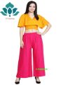 Women Plazzo Pants Summer Loose Casual Wear Plazo. 