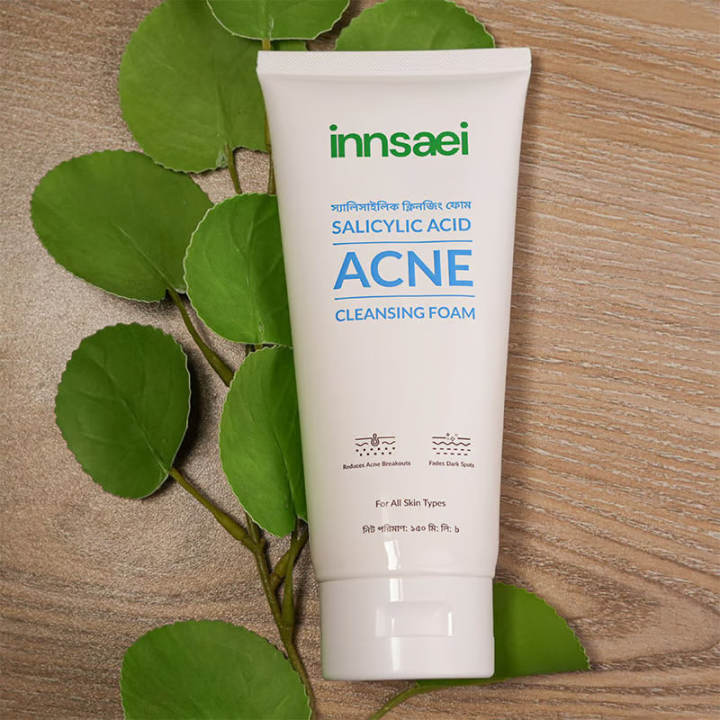 Innsaei%20Salicylic%20Acid%20Acne%20Solution%20Cleansing%20Foam%20150ml%20-%20Image%202