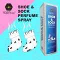 Sparkbliss Shoes & socks Deodorant Sneaker Deodorizer Ocean Mist Antibacterial Shield Spray for removing bad smell-100ml. 