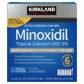 Kirkland Signature Topical Minoxidil 5% Extra Strength for Men Hair Regrowth Treatment - MNXMS.