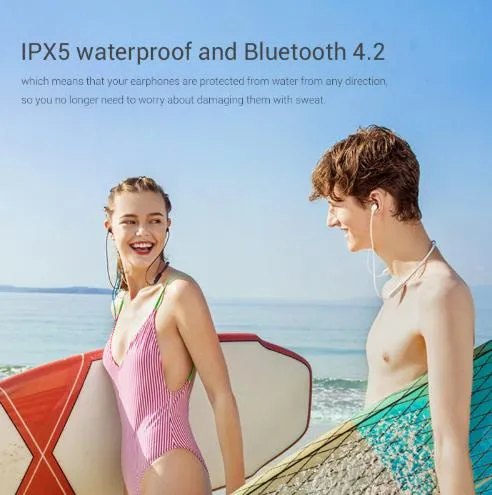 Meizu EP52 Lite Bluetooth Earphone Waterproof IPX5 With 8 Hours Battery Sport Bluetooth 4.2 Headset