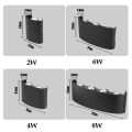 LED Wall Lamp 4/6/8W  Wall Sconce Lamps Plastic Wall Lamps Indoor Outdoor Lighting Fixture Not Waterproof Led Light Up Down For Indoor Bedroom Home Dector. 