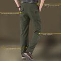 Plus Size 5XL Cargo Pants Men Multicket Outdoor Tactical Sweatpants Waterproof Quick Dry Elastic Hiking Trouser.
