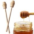 Long Handle Wood Honey Dipper Stick Honey Mixer Bar Spoon Kitchen Tool.