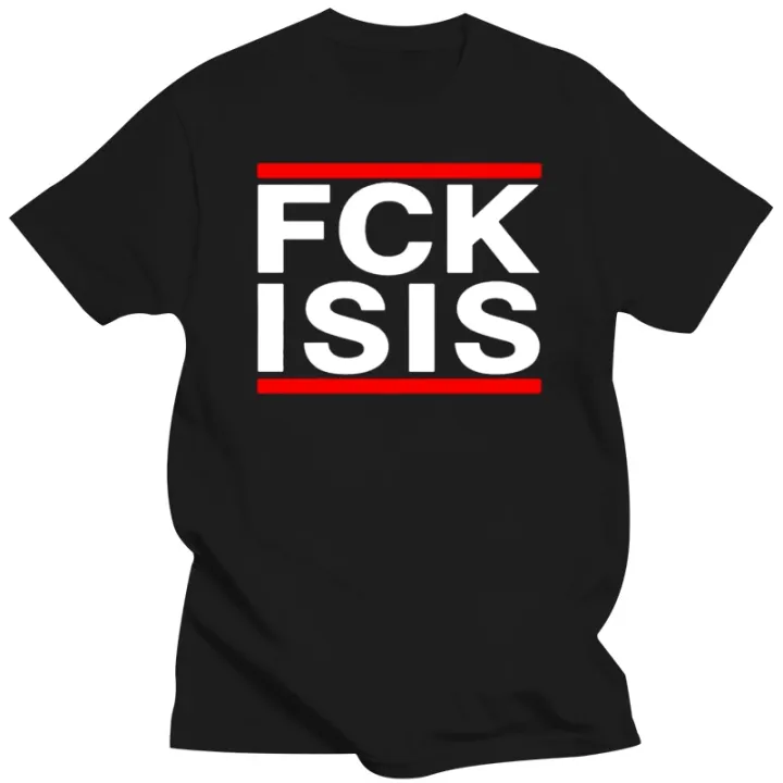ANTI ISIS T-SHIRT S- XXL ANTI TERROR ATTACK NO WAR POLITICAL PROTEST HUNTINGER Chinese Style O-Neck T Shirt Top Tees