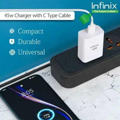 Infinix%2045%20W%20Supercharge%204.4%20A%20Wall%20Charger%20for%20Mobile%20%20(White,%20C-Type,%20Cable%20Included)%20-%20Image%202